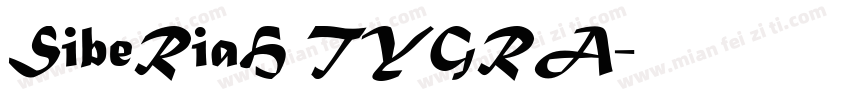 SibeRiaH TYGRA字体转换